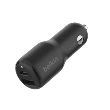 شارژر فندکی بلکین مدل BoostCharge Dual Car Charger 42W