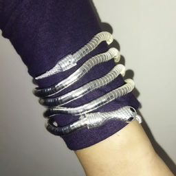 گردنبند زنانه مدل آریا طرح مار کد 01