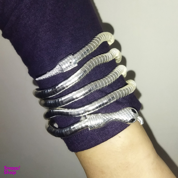 گردنبند زنانه مدل آریا طرح مار کد 01