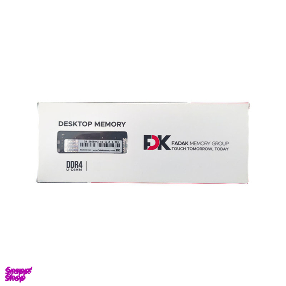 رم دسکتاپ DDR4 تک کاناله 2666 مگاهرتز CL19 فدک مدل A1 ظرفیت 8 گیگابایت