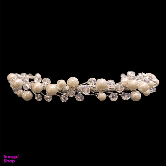 تل مو زنانه مدل کریستالی مرواریدی VENUS-KMB