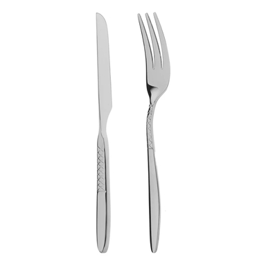 سرویس ۱۲ پارچه کارد و چنگال میوه خوری یونیک مدل 5730