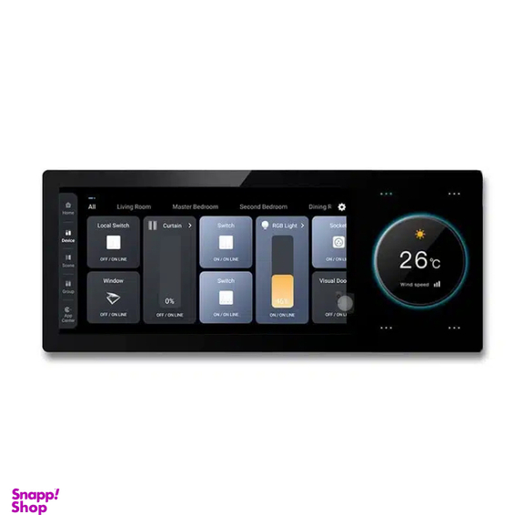 تاچ پنل و کنترلر مرکزی هوشمند ولوم دار TUYA مدل 6 اینچ