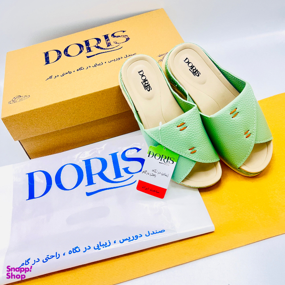 صندل طبی زنانه دوریس مدل شمیم کد 04 رنگ سبز