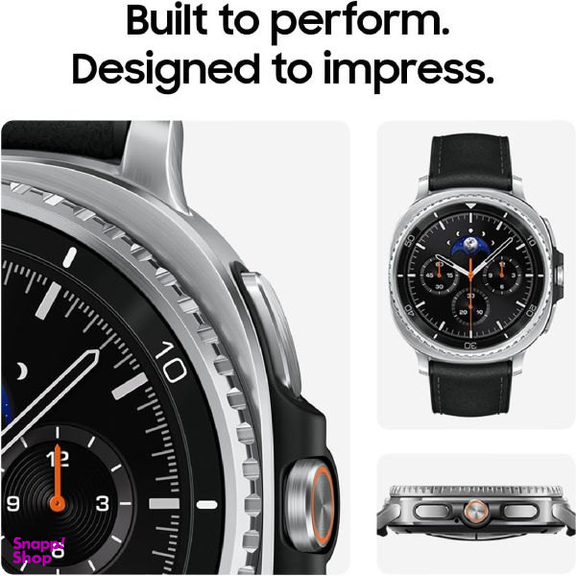 ساعت هوشمند سامسونگ مدل Galaxy Watch 8 Classic سایز 46 میلی‌ متر به همراه بند چرم