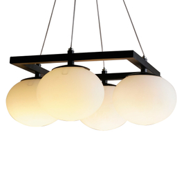 لوستر چهار شعله چشمه نور کد AB1252/4-WT