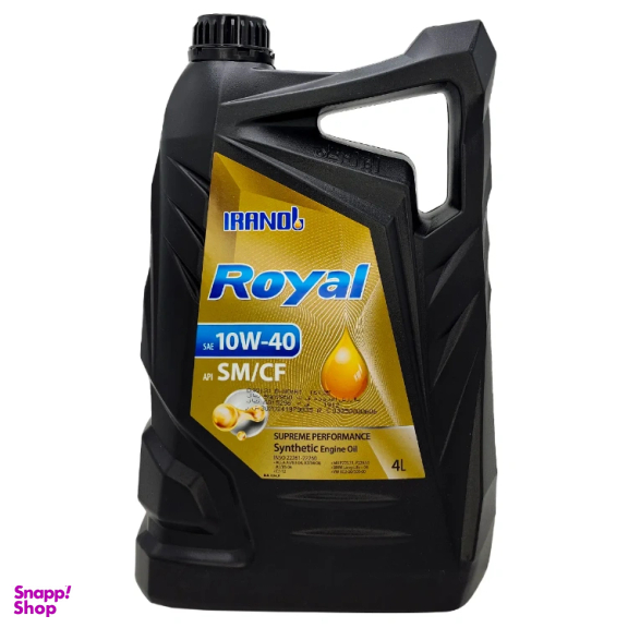 روغن موتور ایرانول مدل رویال گرید SM کد 21145 حجم 4 لیتری