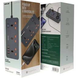چندراهی برق گرین لاین مدل Lion GS-200 Power Socket 2500W - 3