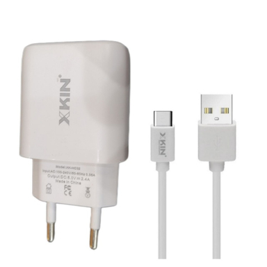 شارژر دیواری ایکس کین کد XK-HC32 به همراه کابل Type-C