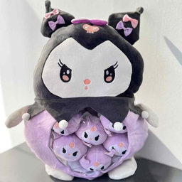 عروسک طرح کرومی بالشتی مدل بچه دار ارتفاع 50 سانتی متر