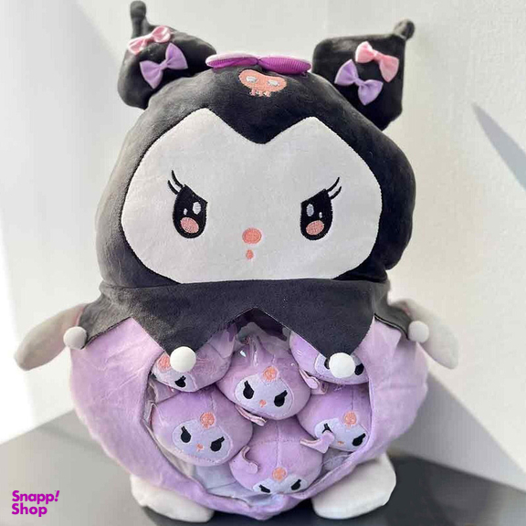 عروسک طرح کرومی بالشتی مدل بچه دار ارتفاع 50 سانتی متر