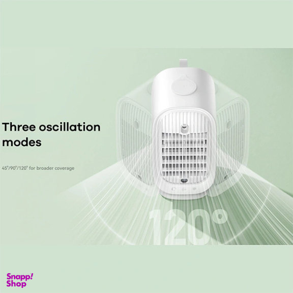 پنکه و کولر آبی و مه پاش رومیزی شارژی ریمکس کد F21