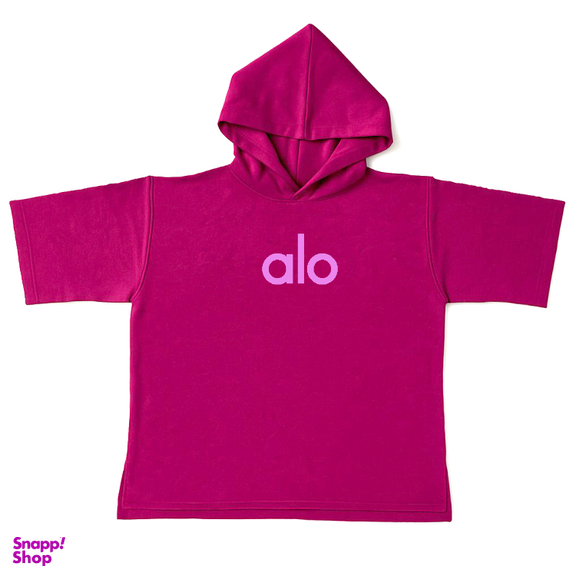 تیشرت زنانه طرح Alo زنانه کد TK2 رنگ سرخابی