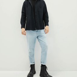 سویشرت مردانه ال سی وایکیکی مدل tork854 رنگ مشکی