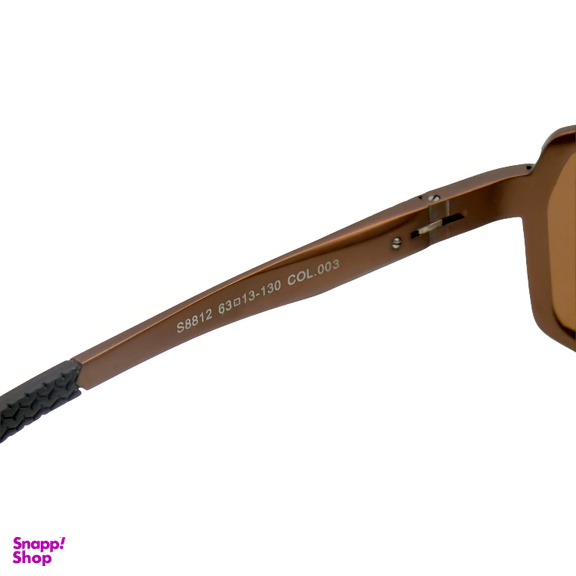 عینک آفتابی مردانه پلیس مدل POLICE S8812 رنگ قهوه ای