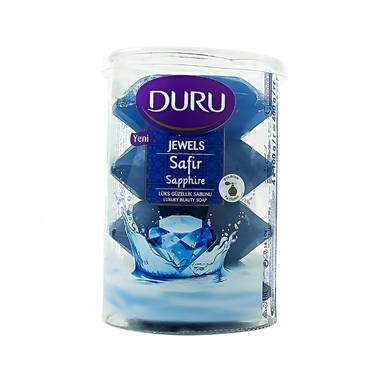 صابون دورو لیوانی سری Jewels مدل سفیر آبی بسته 4 عددی