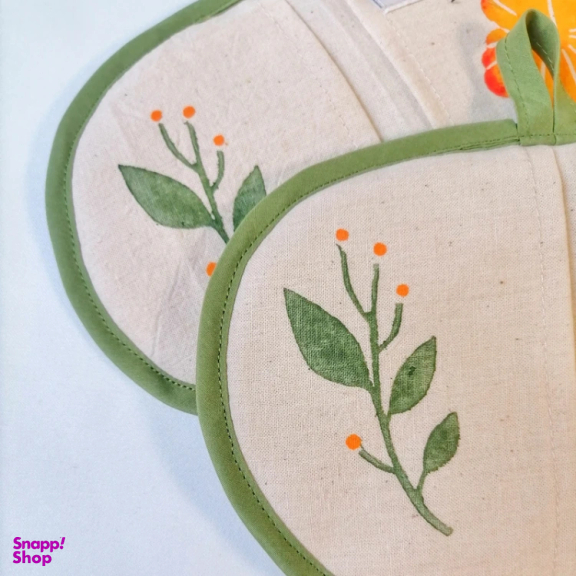 دستگیره هلالی مدل گل نارنجی