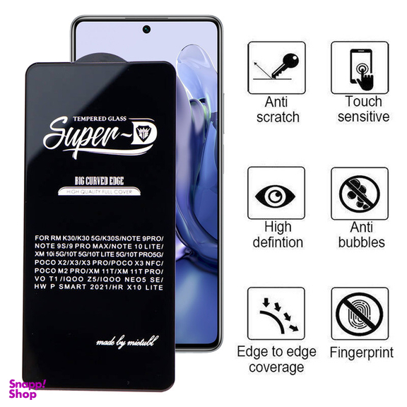محافظ صفحه نمایش اپیکوی مدل Super 5D مناسب برای گوشی موبایل شیائومی Mi 11T/Mi 11T Pro/Mi 10T/Mi 10T Pro/Mi 10T Lite/Mi 10i/Redmi/K30/K30s/ Note Note10 Lite/Note 9s/Note 9 Pro/Note 9 Pro Max