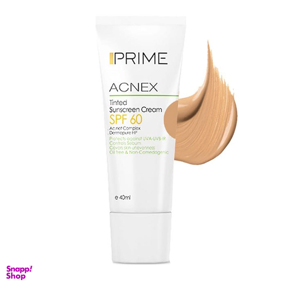 کرم ضد آفتاب پریم مدل Acnex Tinted حجم 40 میلی‌‌ لیتر
