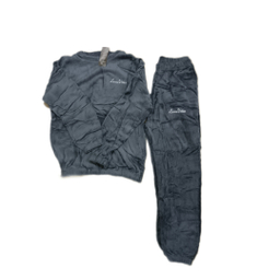 ست بلوز و شلوار زنانه مدل تدی کد Riv رنگ طوسی