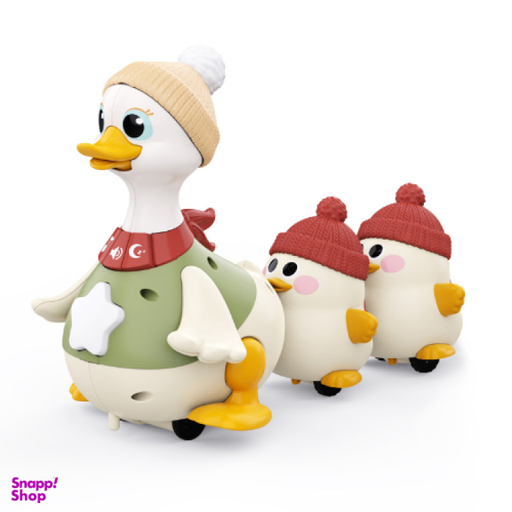 اردک و جوجه موزیکال هولی تویز سنسور دار مدل Musical Waddling Duck Family HE9987