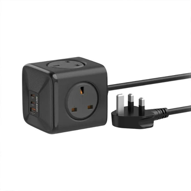 شارژر رومیزی و چندراهی برق گرین لاین مدل Compact 33W PPS 7in1 Power Socket GL-GAN3