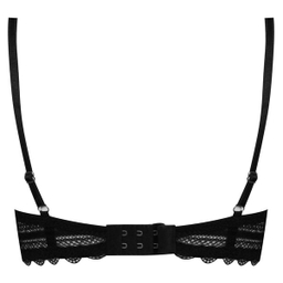 ست شورت و سوتین زنانه میسا مدل فنردار گیپوری کد 4717-6035 رنگ مشکی