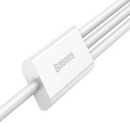 کابل تبدیل USB به microUSB / لایتنینگ / USB-C بیسوس مدل CAMLTYS-02 طول 1.5 متر