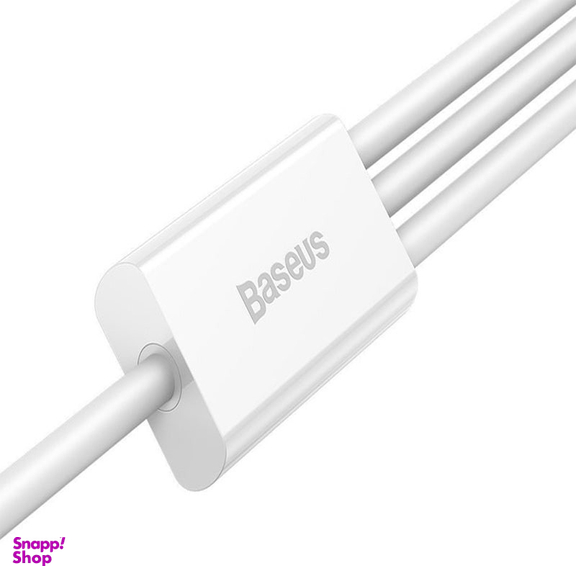 کابل تبدیل USB به microUSB / لایتنینگ / USB-C بیسوس مدل CAMLTYS-02 طول 1.5 متر