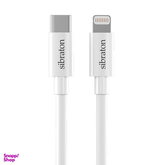 کابل تبدیل USB-C به لایتنینگ سیبراتون مدل S280i طول 1٫1 متر