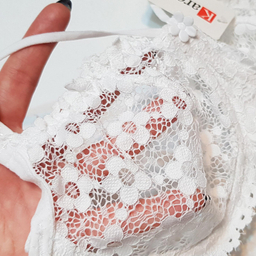 ست شورت و سوتین زنانه کارنا رز مدل فنردار کد 5169 رنگ سفید