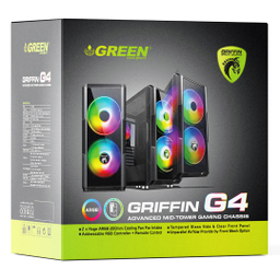 کیس گیمینگ گرین مدل Griffin G4