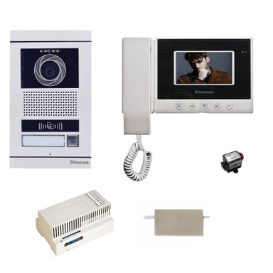 دربازکن تصویری کارتی سیماران مدل 43HS-VFBC1/N مجموعه 5 عددی