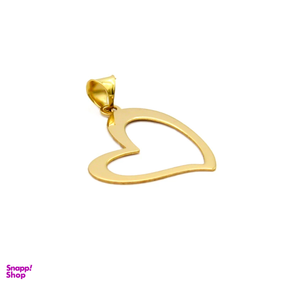 گردنبند طلا 18 عیار زنانه کاپانی مدل قلب کد KN019