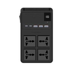 چند راهی برق پاورولوژی مدل Powerology 2500w 4 AC Power Strip PWCUQC029