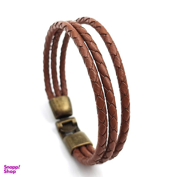 دستبند چرم مردانه کد 1193