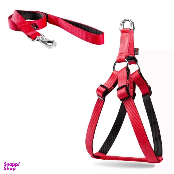 قلاده کتفی سگ نیناپت مدل دو لایه کد 003 سایز 3 به همراه لید