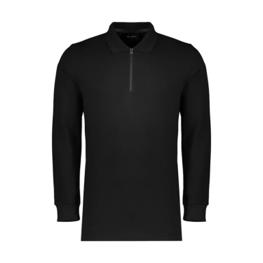 پولوشرت آستین بلند مردانه مدل GD-s-9712231 رنگ مشکی