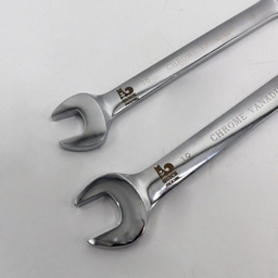 آچار یکسر تخت و یکسر رینگی جغجغه ای مدل کوییک کد YP-HC-015-19MM سایز 15، 19 میلی متر مجموعه 2 عددی