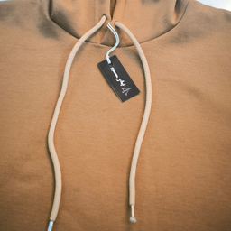 هودی مردانه به رسم کد 10030 رنگ نسکافه ای