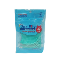 مسواک اسپارکل مدل G license با برس متوسط بسته 2 عددی به همراه نخ دندان اسپارکل مدل کمانی بسته 37 عددی