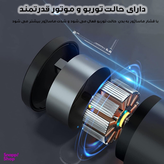 ماساژور برقی گلویش استایل مدل تفنگی کد LCD-25 W