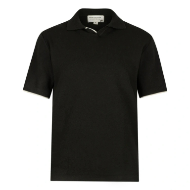 پولوشرت بافت آستین کوتاه مردانه مدل GD-s-17428672 رنگ مشکی