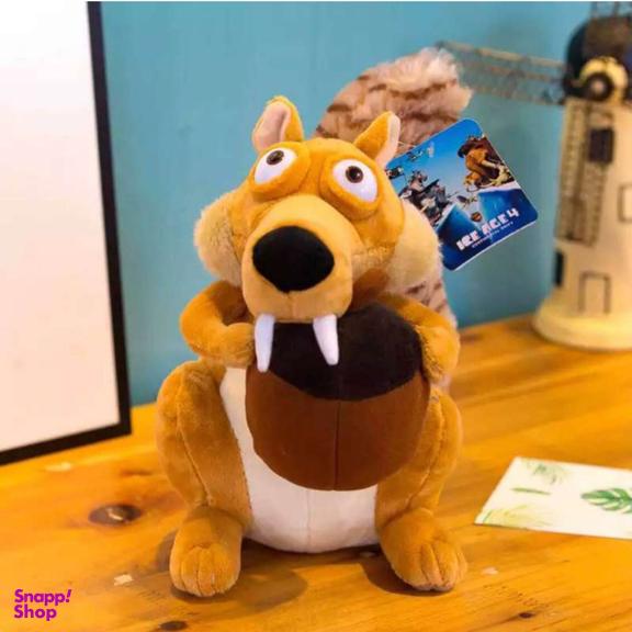 عروسک پولیشی مدل سنجاب عصر یخبندان ارتفاع 23 سانتی متر