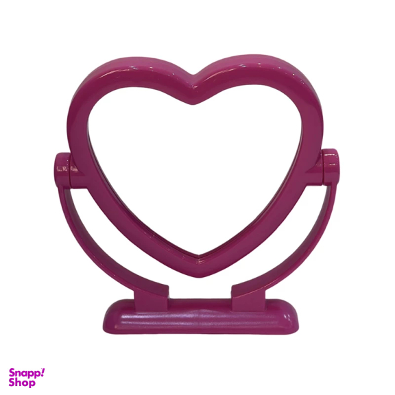 آینه رومیزی دو طرفه مدل قلب فانتزی کد 001