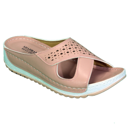 صندل زنانه شهرام طب کد 1027 رنگ صورتی