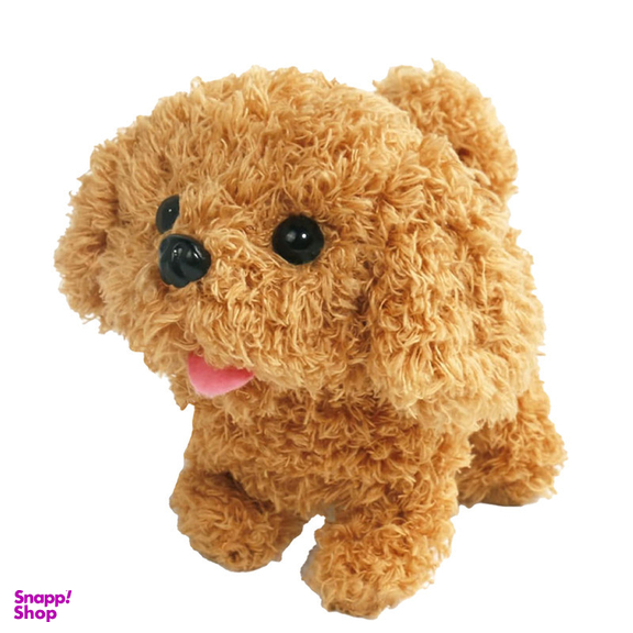 عروسک ناب سل مدل سگ پولیشی فرفری پاکوتاه موزیکال ارتفاع 15 سانتی متر