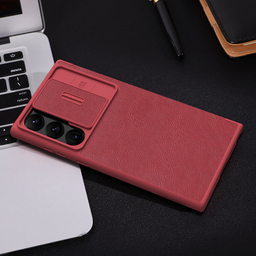 کیف کلاسوری نیلکین مدل Qin Pro Leather Case مناسب برای گوشی موبایل سامسونگ Galaxy S23 Ultra