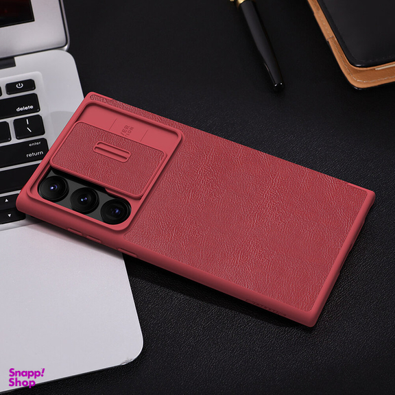 کیف کلاسوری نیلکین مدل Qin Pro Leather Case مناسب برای گوشی موبایل سامسونگ Galaxy S23 Ultra