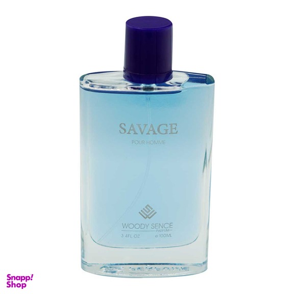 ادو پرفیوم مردانه وودی سنس مدل Savage  حجم 100 میلی‌لیتر